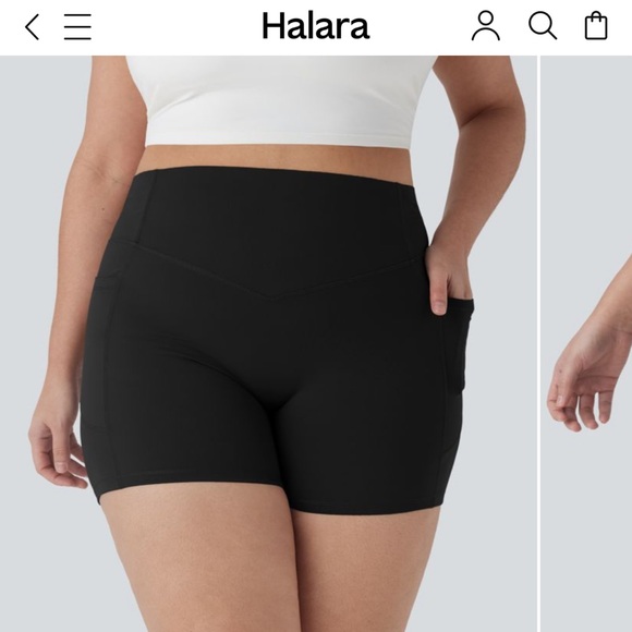 HALARA Classic Black Shorts - Picture 1 of 6